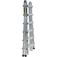 &eacute;chelle t&eacute;lescopique multifonction, Aluminium, 300 lb - Metaltech E-MTL7300AL
