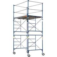 Tour d'&eacute;chafaudage compl&egrave;te avec roulettes, 69-1/2" p x 178" h - Metaltech M-MRT5710