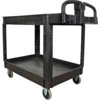 Utility Cart, 2 Tiers, 25-5/8" x 33-1/2" x 43-3/4", 550 lbs. Capacity - KLETON 