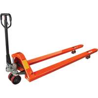 8' Long Fork Hydraulic Pallet Trucks, 96" L x 27" W, 4400 lbs. Capacity - KLETON 