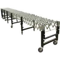 Convoyeur extensible, 18" la x 12' lo, Capacit&eacute; de 200 lb par pi lin. - KLETON 