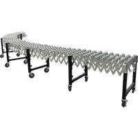 Convoyeur extensible, 18" la x 12' lo, Capacit&eacute; de 200 lb par pi lin. - KLETON 