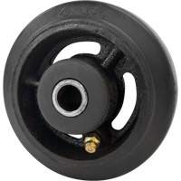 Roue en caoutchouc moul&eacute;, 4" (102 mm) dia. x 1-1/2" (38 mm) la, Capacit&eacute; de 350 lb (158 kg) - Blickle 1003583