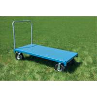 Outdoor Platform Truck, 60" L x 30" W, 1200 lbs. Capacity, Flat Free Casters - KLETON 