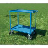 Outdoor Shelf Cart, 2 Tiers, 18" W x 39" H x 33" D, 1200 lbs. Capacity - KLETON 