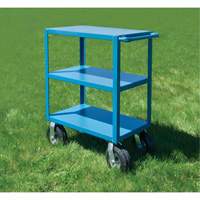 Outdoor Shelf Cart, 3 Tiers, 18" W x 39" H x 33" D, 1200 lbs. Capacity - KLETON 
