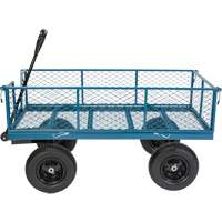 Wagon with Drop Sides, 24" W x 48" L, 800 lbs. Capacity - KLETON 