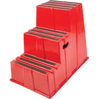 Industrial Step Stool, 3 Steps, 34-13/16" x 22-7/16" x 28-1/2" High - KLETON 