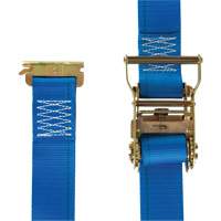 Logistic Strap, Ratchet, 2" W x 20' L, 1000 lbs. (454 kg) WLL - KLETON 