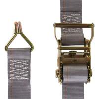 Heavy-Duty Utility Strap, J-Hook, 2" W x 16' L, 500 lbs. (227 kg) WLL - KLETON 