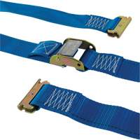 Ratchet Utility Strap, Cam Buckle, 2" W x 20' L, 835 lbs. (379 kg) WLL - KLETON 