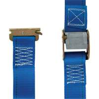 Ratchet Utility Strap, Cam Buckle, 2" W x 20' L, 835 lbs. (379 kg) WLL - KLETON 
