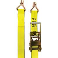Winch Strap, J-Hook, 3" W x 30' L, 5400 lbs. (2449 kg) Working Load Limit - KLETON 