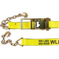 Winch Strap, Chain Anchor, 3" W x 30' L, 5400 lbs. (2449 kg) Working Load Limit - KLETON 