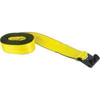 Logistic Strap, Flat Hook, 3" W x 30' L, 5400 lbs. (2449 kg) Working Load Limit - KLETON 