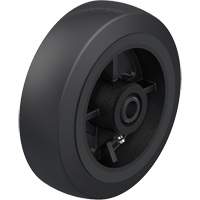 Black Rubber on Cast Iron Core Wheel - Blickle P-RY-060x020/075R-LB