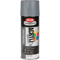 Laque industrielle Acryli-Quik, Gris, Tr&egrave;s mat, 12 oz, Canette a&eacute;rosol - Krylon Industrial K01314A07
