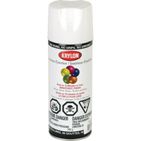 Laque industrielle Acryli-Quik, Blanc, Semi-brillant, 12 oz, Canette a&eacute;rosol - Krylon Industrial K01508A07