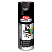 Laque industrielle Acryli-Quik, Noir OSHA, Brillant, 12 oz, Canette a&eacute;rosol - Krylon Industrial K01601A07