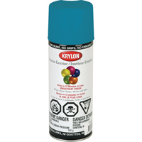 Laque industrielle Acryli-Quik, Bleu s&eacute;curit&eacute;, Brillant, 12 oz, Canette a&eacute;rosol - Krylon Industrial K01910A07