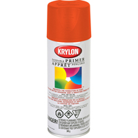 Peinture &agrave; pulv&eacute;riser fluorescente, Rouge/orange fluorescent, 11 oz, Canette a&eacute;rosol - Krylon Industrial 431010007