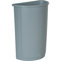 Untouchable&reg; Containers, Polyethylene, 21 US gal. - Rubbermaid FG352000GRAY