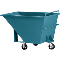 Chariot basculeur en acier, Acier, 1/2 vg³, Capacit&eacute; de charge de 2000 lb - Laurin 874650000