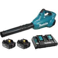 Ensemble de souffleur sans balai LXT 5.0 Ah 473 pi. cu/min, 36 V, Vitesse d'air 120 mi/h, &agrave; pile - Makita DUB362PT2