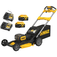 2X20V MAX* XR&reg; 21 in. Brushless Cordless RWD Lawn Mower Kit, Self-Propelled Walk-Behind, Battery Powered, 21" Cutting Width - DEWALT DCMWSP256U2-CA