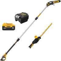 MAX Cordless Lithium-Ion Pole Saw & Pole Hedge Trimmer Combo Kit - DEWALT DCKO86P1