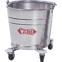 Steel Mop Buckets, 6.5 US Gal. (26 qt.) Capacity -  