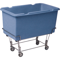 Chariot-caisse Starcart sur&eacute;lev&eacute;, Poly&eacute;thyl&egrave;ne, 33" lo x 19" la x 28" h, Volume 5 pi³, Capacit&eacute; 200 lb - Techstar Plastics Inc 300E GREY