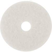 Floor Pad, 19", Polish, White - 3M F-4100-WHT-19
