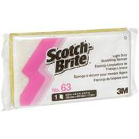 &eacute;ponge &agrave; r&eacute;curer pour les petits travaux Scotch-Brite, Cellulose/&agrave; r&eacute;curer, 3-1/2" la x 6" l - 3M H-63