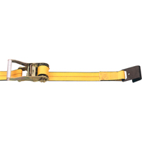 Tendeurs d'arrimage &agrave; cliquet, Crochet plat, 2" , 30' , Charge d'utilisation max. 3335 lb (1513 kg) - Kinedyne 513020