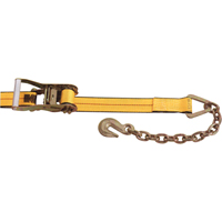 Ratchet Straps, Chain Anchor, 2" W x 30' L, 3335 lbs. (1513 kg) Working Load Limit - Kinedyne 513039