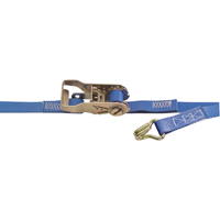 Heavy-Duty Utility Straps, J-Hook, 1" W x 1.33' L, 835 lbs. (379 kg) Working Load Limit - Kinedyne 711681PK