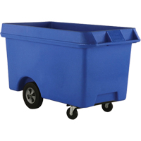 Chariots Starcart robustes, Poly&eacute;thyl&egrave;ne, 60" lo x 31,5" la x 35,5" h, Volume 24 pi³, Capacit&eacute; 1000 lb - Techstar Plastics Inc 750B-0215-12