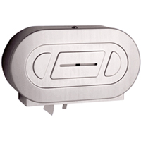 Twin Jumbo Toilet Paper Dispenser, Multiple Roll Capacity - Bobrick 2892
