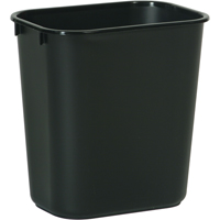 Corbeille &agrave; papier en plastique, 14 pintes, Plastique - Rubbermaid FG295500BLA