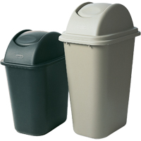 Corbeille &agrave; papier en plastique, 14 pintes, Plastique - Rubbermaid FG295500BLA