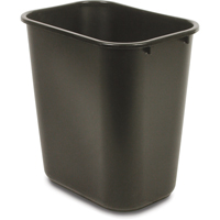 Soft Wastebasket, 41 Quarts, Plastic - Rubbermaid FG295700BLA