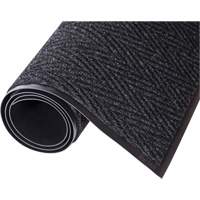Chevron Matting, Wiper/Wiper/Scraper, 2' x 3' x 5/16", Charcoal - Mat Tech 15M354SM-2