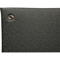 Comfort-King Anti-Static Matting, 2' W x 3' L x 3/8" T, Pebbled, Grey - Mat Tech CZM0023GY