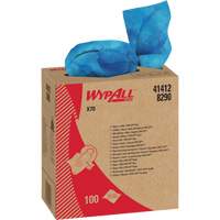 Chiffons industriels de qualit&eacute; sup&eacute;rieure X70 WypAll, Robuste, 16-4/5" lo x 8-1/3" la - Kimberly-Clark 41412