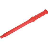 Manche, Plastique, Ergonomique, Pointe Conique filet&eacute;e, 15-3/4" lo - Mallory 115 RED