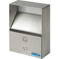 Smoking Receptacles, Wall-Mount, Stainless Steel, 1 Litres Capacity, 9" Height - Frost 908D QUOTE 5403