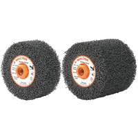 FX Flex Drum, 4-1/4" Dia. x 2" W, 5/8"-11 Arbor, Flex Coarse Grit - Walter Surface Technologies 07L422