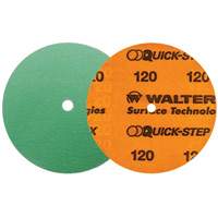 Disque de ponçage QUICK-STEP XX, dia 6", Grain 120, C&eacute;ramique - Walter Technologies Pour Surface 15V612