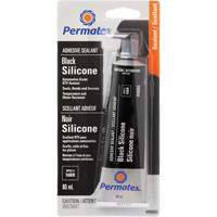 RTV Adhesive Sealant, 80 ml, Tube, Black - Permatex 59203